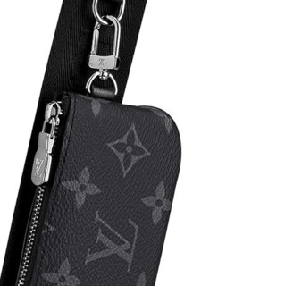 LOUIS VUITTON 路易威登 TRIO系列 男士帆布邮差包 M69443 黑灰 小号