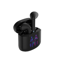 EDIFIER 漫步者 Lollipods Plus Saibo 限量款 半入耳式真无线降噪蓝牙耳机 黑色