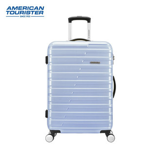 AMERICAN TOURISTER 美旅 拉杆行李箱 BF9 浅蓝格纹（升级款） 26英寸