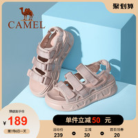 CAMEL 骆驼 2021夏季新款老爹凉鞋魔术贴沙滩运动凉鞋125256192