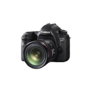 Canon 佳能 EOS 6D 全画幅 数码单反相机 黑色 24-70mm F4.0 长焦变焦镜头 单镜头套机