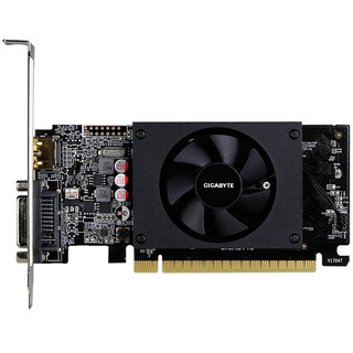 GIGABYTE 技嘉 GeForce GT 710 GV-N710D5-1GL 显卡 1GB 黑色