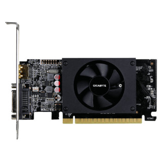 GIGABYTE 技嘉 GeForce GT 710 D5-1GL 显卡 1GB 黑色