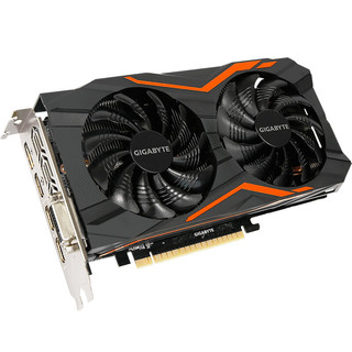 GIGABYTE 技嘉 GeForce GTX 1070 G1 GAMING 显卡 8GB 黑色