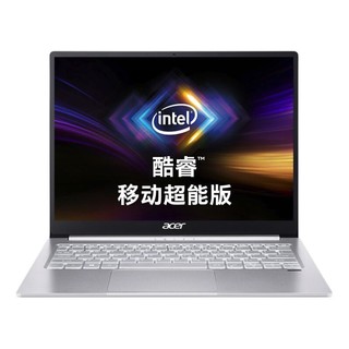 acer 宏碁 新蜂鸟 Swift 3 移动超能版 13.5英寸 笔记本电脑 银色 (酷睿i7-1065G7、核芯显卡、16GB、1TB SSD、2K、IPS、SF313-52-74F1)