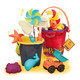 黑卡会员：B.Toys 比乐 儿童沙滩桶玩具 9件套