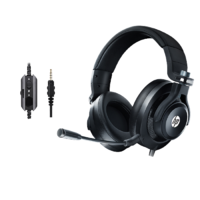 HP 惠普 H500S 耳罩式头戴式降噪有线耳机 黑色 3.5mm