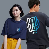 Gap 盖璞 000977804 男女同款短袖T恤