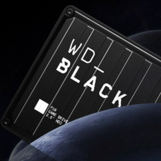 Western Digital 西部数据 WD_Black P10系列 2.5英寸Micro-B便携移动机械硬盘 8TB USB3.0 黑色 WDBA3P0080HBK