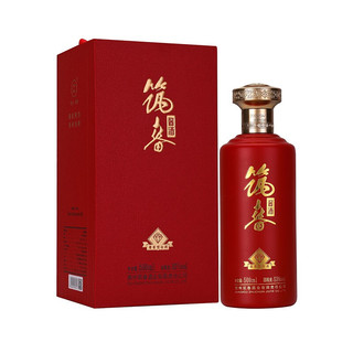 筑春 酱酒 红钻 53%vol 酱香型白酒 500ml 礼盒装