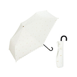 日本wpc遮阳伞  UPF50+  蝴蝶结款米白