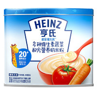 Heinz 亨氏 超金健儿优系列 米粉 2段 多种维生素蔬菜 225g