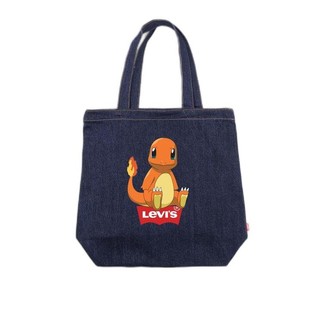 Levi's 李维斯 x Pokémon 女士纯棉手提包 38010-0083 牛仔色 中号