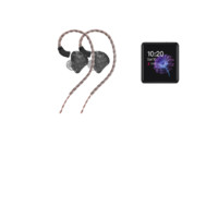 FiiO 飞傲 FH1s 入耳式挂耳式圈铁有线耳机 黑色 3.5mm+M5 播放器 黑色 套装+M3PRO 播放器 套装