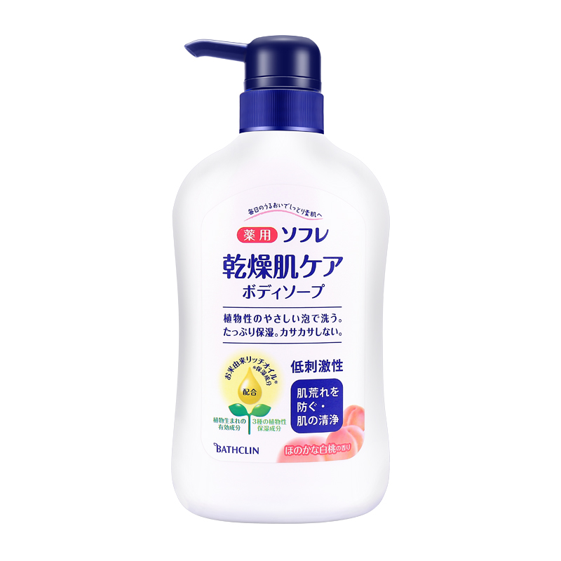 巴斯克林 舒芙蕾白桃香沐浴露500ml