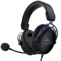 HYPERX 极度未知 Cloud Alpha 耳罩式头戴式有线耳机 蓝色 3.5mm