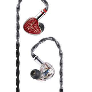 Jaben 甲本 Oriolus 朱鹂 入耳式挂耳式有线耳机 朱鹂 4.4mm+PDS-L2 播放器 灰色 套装