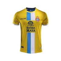 KELME 卡尔美 西班牙人客场球员版 男子足球服 黄色 XL