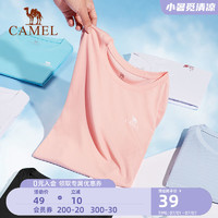 CAMEL 骆驼 运动速干T恤女士短袖夏季情侣款半袖透气跑步健身休闲上衣男