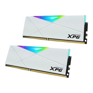 XPG 龙耀系列 D50 DDR4 3000MHz RGB 台式机内存 釉白 32GB 16GB*2