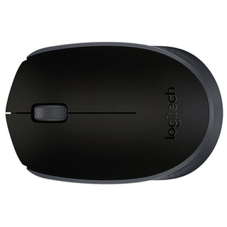 logitech 罗技 M171 2.4G无线鼠标 1000DPI 黑色+长款鼠标垫