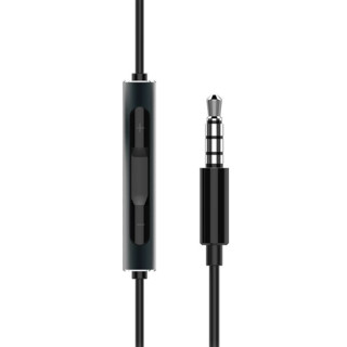 HUAWEI 华为 AM116 金属版 半入耳式动圈有线耳机 黑色