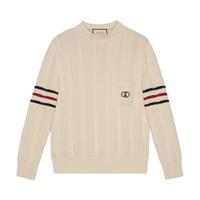 GUCCI 古驰 男士圆领毛衣 626068 XKBGM 9071 象牙白 XS