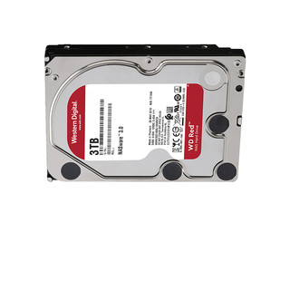 Western Digital 西部数据 红盘系列 3.5英寸 台式机硬盘 3TB（PMR、5400rpm、64MB）WD30EFRX