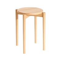 JIAYI 家逸 都灵实木凳子 原木色