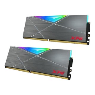 XPG 龙耀系列 D50 DDR4 4133MHz RGB 台式机内存 灰色 16GB 8GB*2