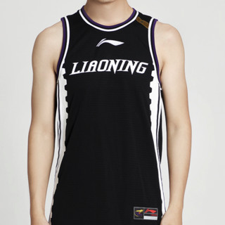 LI-NING 李宁 辽宁本钢队 男子运动背心 AAYP449-2 黑色 L