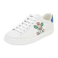 GUCCI 古驰 Ace系列 女士休闲板鞋 602684 AYO70 9096 白色 39