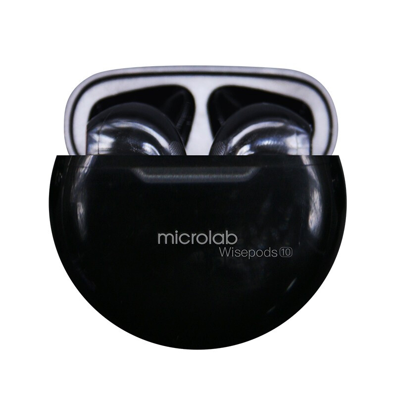 microlab 麦博 wisepods10 半入耳式真无线蓝牙耳机 黑色