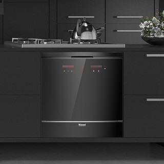 Rinnai 林内 WQD8-AG 嵌入式洗碗机 8套 黑色