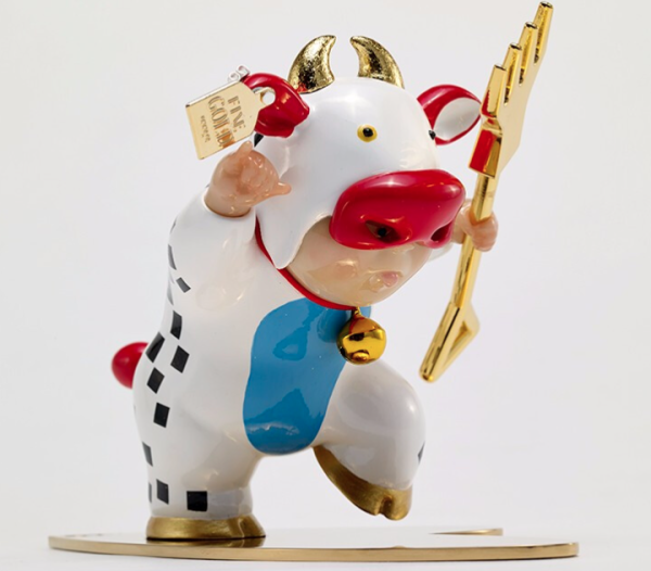 xq稀奇瞿广慈牛年桌面摆件2021好牛叉12x105x135cm03x95x166cm玻璃钢