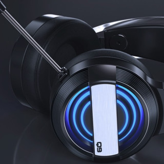 JOSREL Q9 耳罩式头戴式有线耳机 黑色 3.5mm