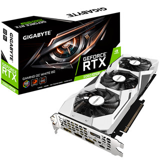 GIGABYTE 技嘉 GeForce RTX 2060 Super GAMING OC WHITE 8G 显卡 8GB 白色