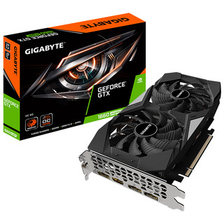 GIGABYTE 技嘉 GeForce GTX 1660 Super OC 风神 6G 显卡 6GB 黑色