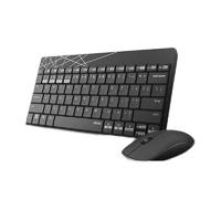 RAPOO 雷柏 X220T 薄膜键盘键鼠套装 黑色