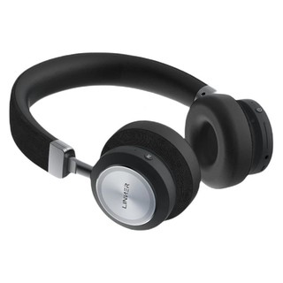 LINNER 聆耳 NC80 耳罩式头戴式主动降噪蓝牙耳机 炫酷黑