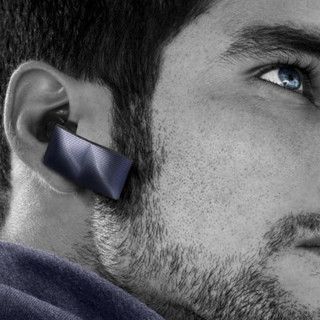 JAWBONE 卓棒 ICON HD 入耳式挂耳式降噪蓝牙耳机 蓝色+THE NERD USB音频适配器