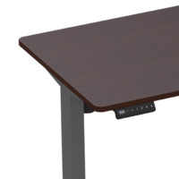 FitStand FE2 电动升降桌 银灰色+胡桃木色 1.2*0.6m