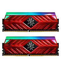 XPG 龙耀系列 D41 DDR4 3200MHz RGB 台式机内存 红色 16GB 8GB*2