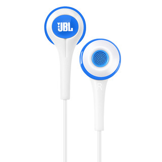 JBL 杰宝 T200A 入耳式有线耳机 白蓝色 3.5mm