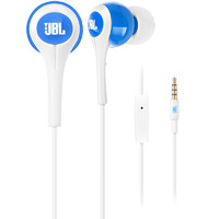 JBL 杰宝 T200A 入耳式有线耳机 白蓝色 3.5mm