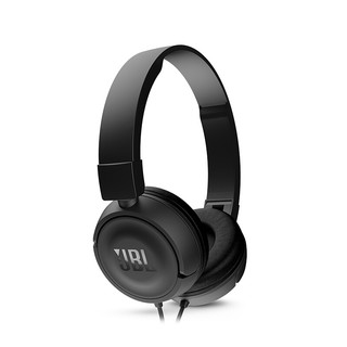 JBL 杰宝 T450 耳罩式头戴式有线耳机 黑色 3.5mm