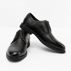 seven柒牌男式皮鞋2021年新品细腻摔纹舒适商务鞋