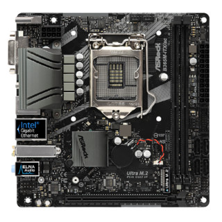 ASRock 华擎 ITX系列 B365M ITX/ac MINI-ITX主板（intel LGA1151、B365）