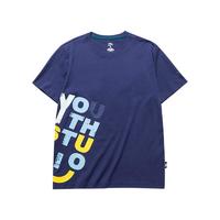 ANTA 安踏 生活系列 中性运动T恤 952128145-3 油蓝色 L