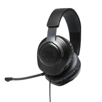 JBL 杰宝 Quantum100 耳罩式头戴式动圈有线耳机 黑色 3.5mm